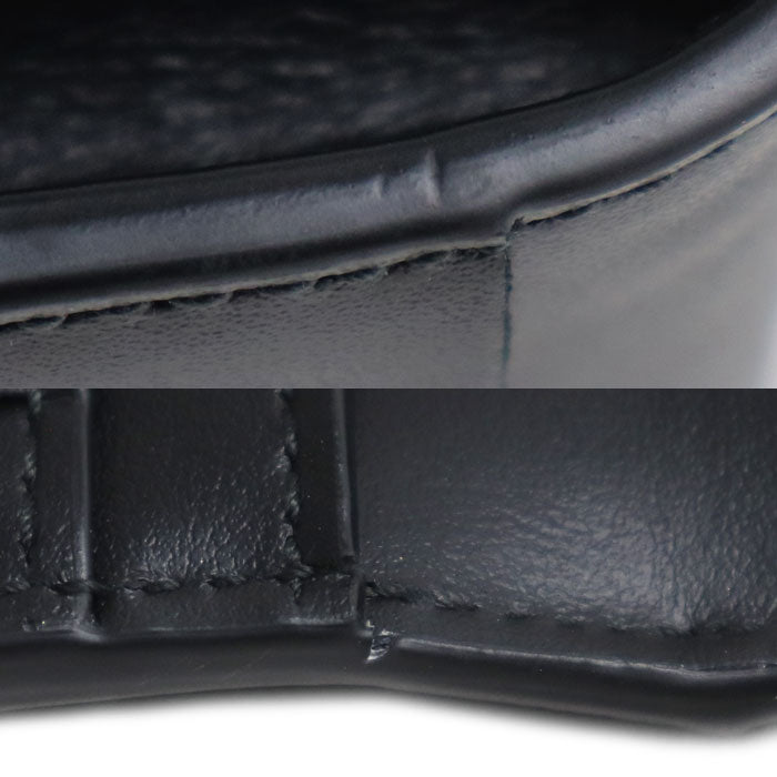 BOTTEGAVENETA ボッテガヴェネタ マキシイントレ 長財布 ブラック 749463VBWD288803 メンズ【中古】【美品】