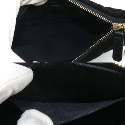 CHANEL シャネル マトラッセ ベロア ホーボー チェーンショルダー ショルダーバッグ ブラック 2024イヤーズギフト レディース【中古】【美品】