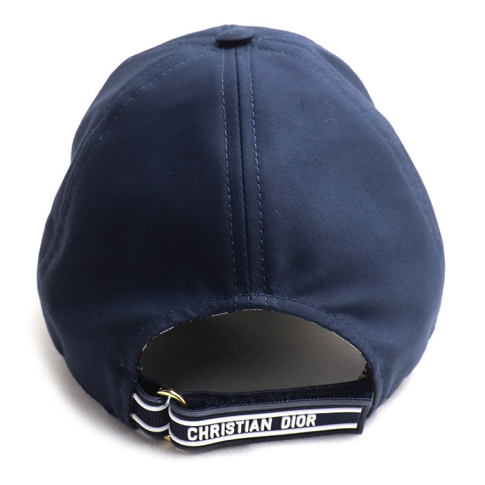 Dior ディオール D-PLAYER オブリーク キャップ ネイビー 32DPO918A130 
57 ユニセックス【中古】【極美品】