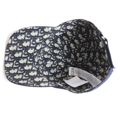 Dior ディオール D-PLAYER オブリーク キャップ ネイビー 32DPO918A130 
57 ユニセックス【中古】【極美品】
