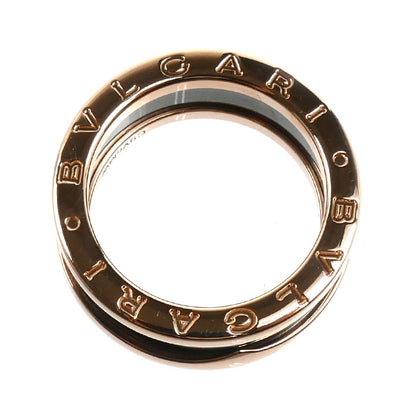 BVLGARI ブルガリ K18PG ピンクゴールド セラミック B-ZERO1 ビーゼロワン 2バンド リング・指輪 347037 11.5号 52 7.9g レディース【中古】【美品】