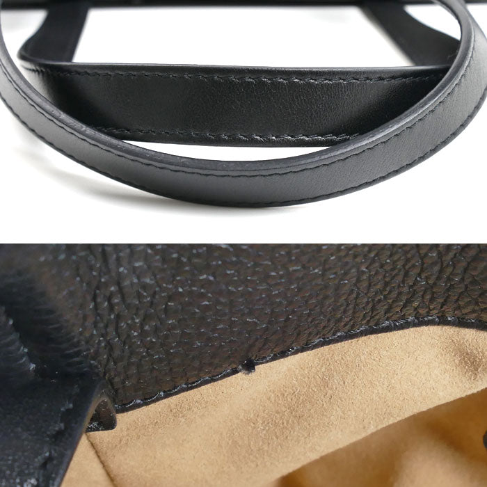 JIMMY CHOO ジミーチュウ ソフィア スモール スターエンボス トートバッグ ブラック レディース【中古】【美品】