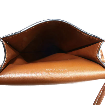 CELINE セリーヌ トリオンフ フラップ付きモバイルポーチ ショルダーバッグ タン 10G332CQD.04LU レディース【中古】