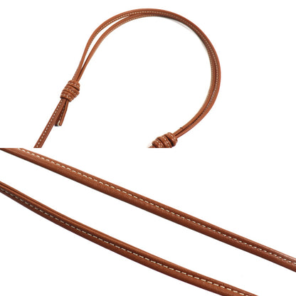 CELINE セリーヌ トリオンフ フラップ付きモバイルポーチ ショルダーバッグ タン 10G332CQD.04LU レディース【中古】