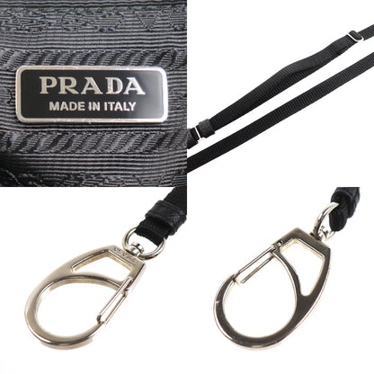 PRADA プラダ Re-Nylon ネックストラップ付 フォンケース ショルダーバッグ ブラック 2TT091 2DMI F0002 IC レディース【中古】
