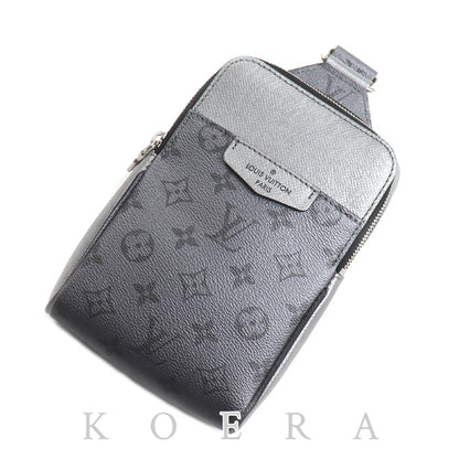 LOUIS VUITTON ルイ・ヴィトン アウトドア スリングバッグ ボディバッグ タイガラマ グレー/シルバー M30833 IC メンズ【中古】