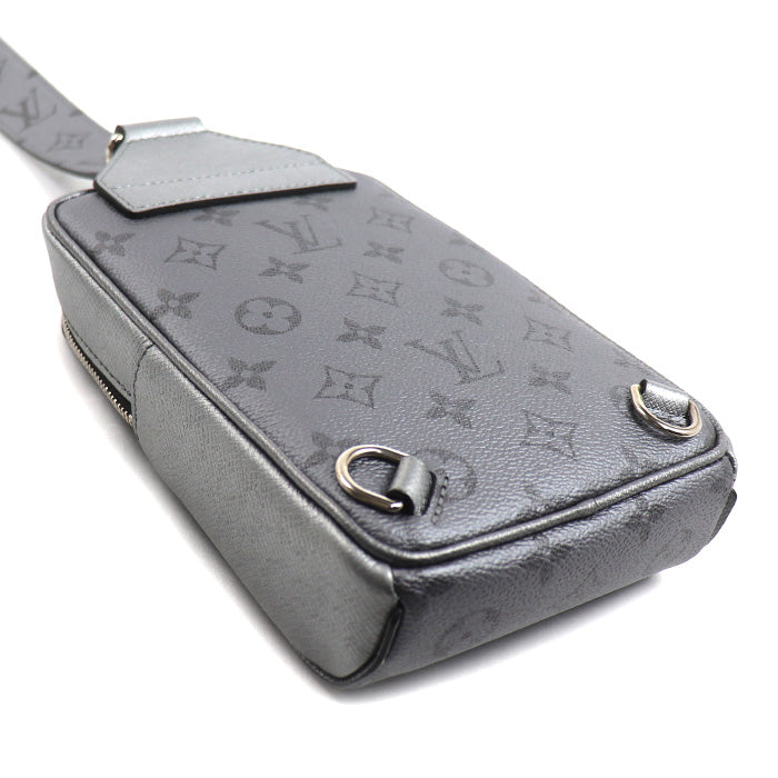 LOUIS VUITTON ルイ・ヴィトン アウトドア スリングバッグ ボディバッグ タイガラマ グレー/シルバー M30833 IC メンズ【中古】