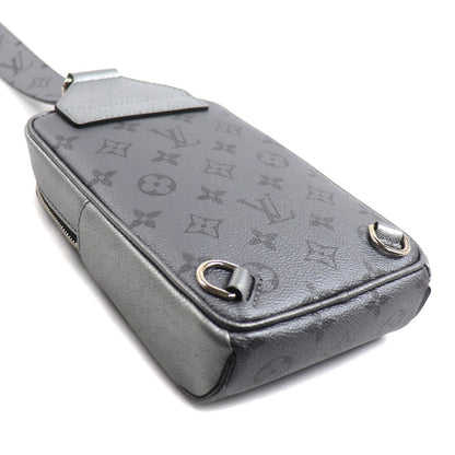 LOUIS VUITTON ルイ・ヴィトン アウトドア スリングバッグ ボディバッグ タイガラマ グレー/シルバー M30833 IC メンズ【中古】
