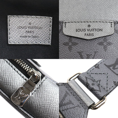LOUIS VUITTON ルイ・ヴィトン アウトドア スリングバッグ ボディバッグ タイガラマ グレー/シルバー M30833 IC メンズ【中古】