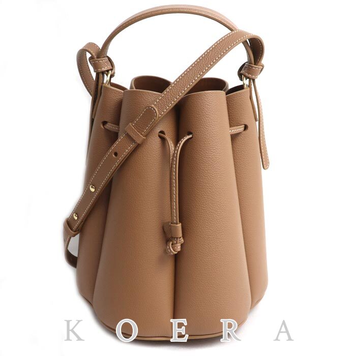 POLENE ポレーヌ カヌレ 2Wayショルダーバッグ キャメル ヌメロ・ユイット レディース【中古】【美品】