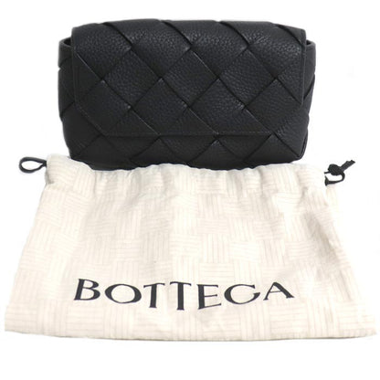 BOTTEGAVENETA ボッテガヴェネタ マキシイントレチャート ディアゴ ボディバッグ ブラック 805773V4FV18803 IC ベルトバッグ メンズ【中古】【美品】