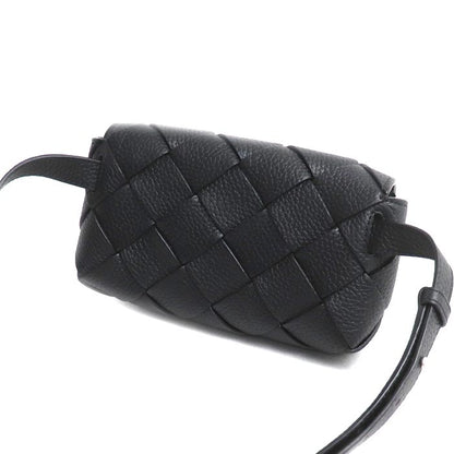 BOTTEGAVENETA ボッテガヴェネタ マキシイントレチャート ディアゴ ボディバッグ ブラック 805773V4FV18803 IC ベルトバッグ メンズ【中古】【美品】