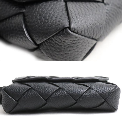 BOTTEGAVENETA ボッテガヴェネタ マキシイントレチャート ディアゴ ボディバッグ ブラック 805773V4FV18803 IC ベルトバッグ メンズ【中古】【美品】