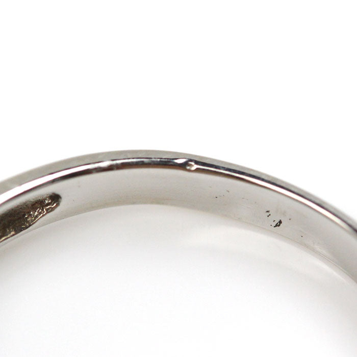 Pt900プラチナ クロス ダイヤ リング・指輪 ダイヤモンド0.15ct 12号 2.7g レディース【中古】