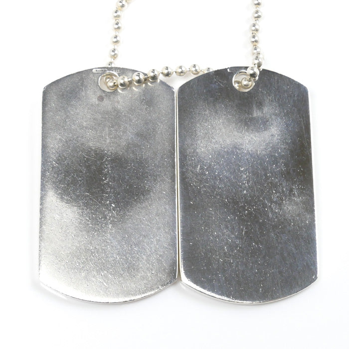 Gucci シルバー ドッグタグネックレス GUCCI グッチ シルバー925 ダブル ドッグタグ ネックレス 50.6g