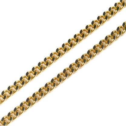 K18YG イエローゴールド ネックレス 喜平2面カット 15.1g 60cm メンズ【中古】