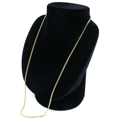 K18YG イエローゴールド ネックレス 喜平2面カット 15.1g 60cm メンズ【中古】