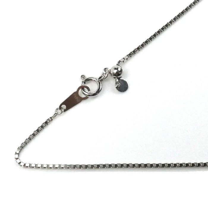 Pt850プラチナ ネックレス ベネチアン 4.0g ～45cm フリーチェーン レディース【中古】