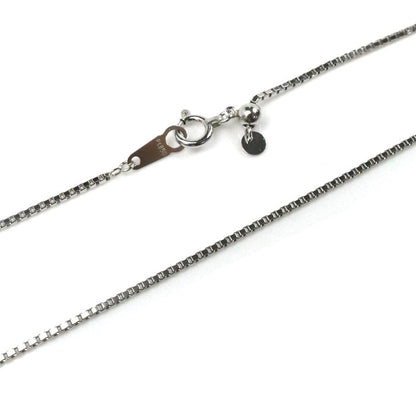 Pt850プラチナ ネックレス ベネチアン 4.0g ～45cm フリーチェーン レディース【中古】