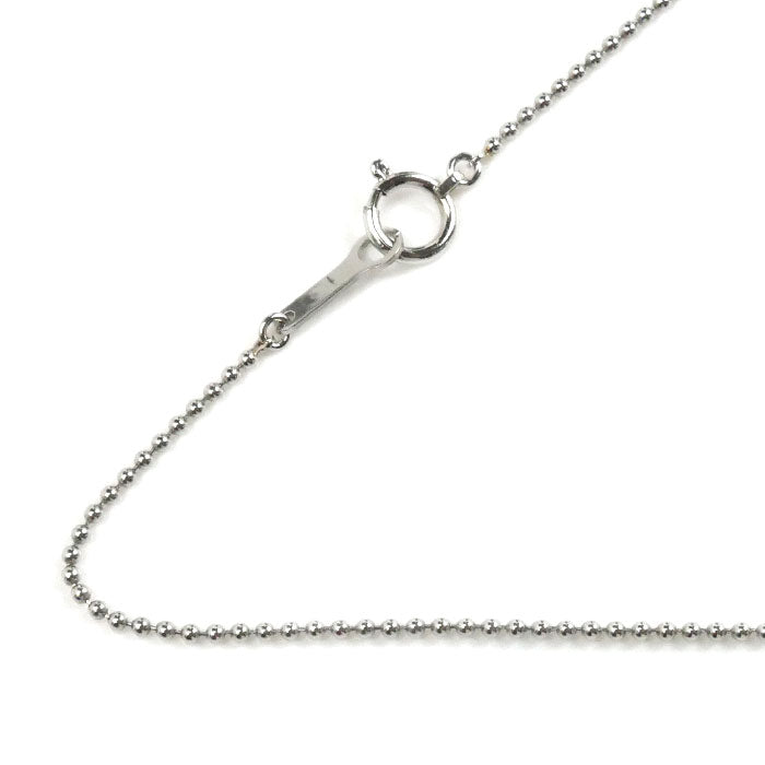 Pt850プラチナ ネックレス ボール 3.3g 40cm レディース【中古】