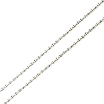 Pt850プラチナ ネックレス ボール 3.3g 40cm レディース【中古】