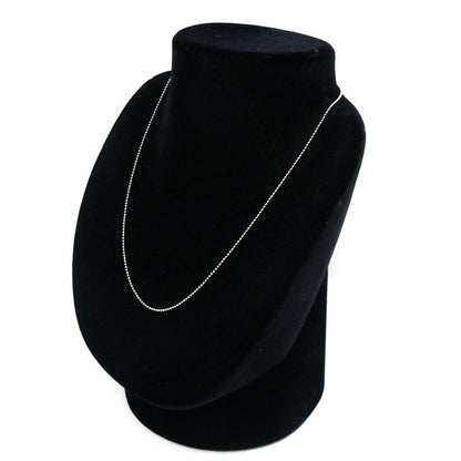 Pt850プラチナ ネックレス ボール 3.3g 40cm レディース【中古】