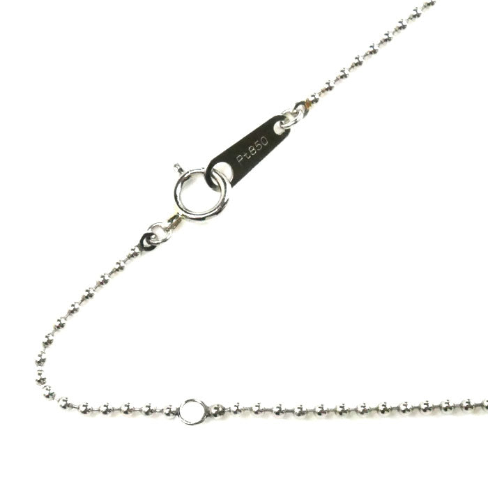 Pt850プラチナ ネックレス ボール 4.4g 40cm レディース【中古】
