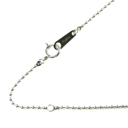 Pt850プラチナ ネックレス ボール 4.4g 40cm レディース【中古】