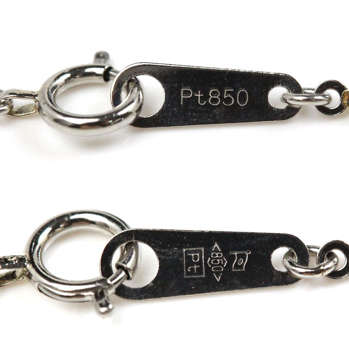 Pt850プラチナ ネックレス ボール 4.4g 40cm レディース【中古】