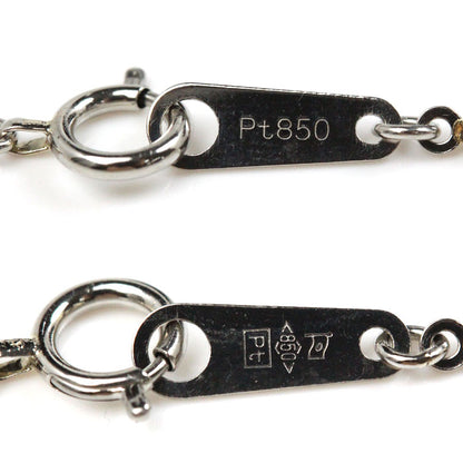 Pt850プラチナ ネックレス ボール 4.4g 40cm レディース【中古】