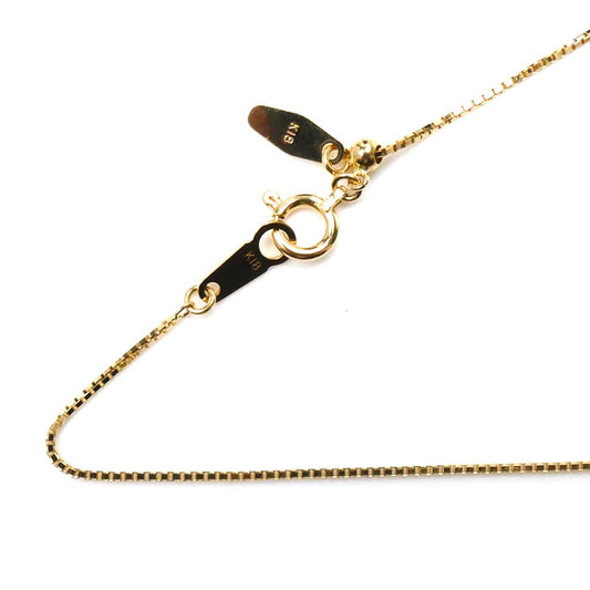 K18YG イエローゴールド ネックレス ベネチアン 1.9g ～45cm レディース【中古】