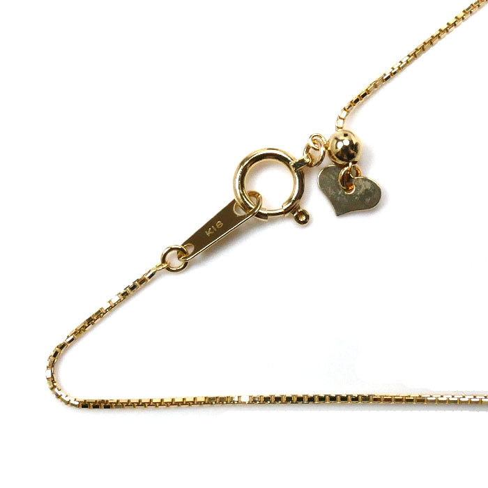 K18YG イエローゴールド ネックレス ベネチアン 2.2g ～45cm レディース【中古】