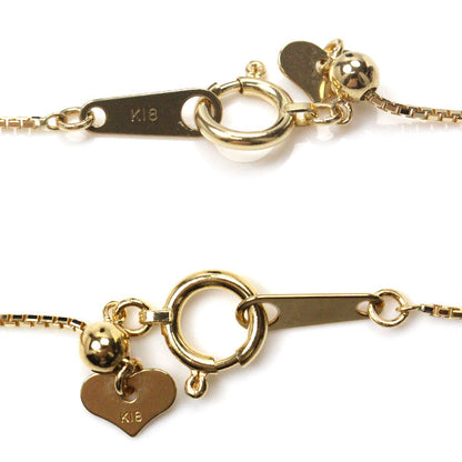 K18YG イエローゴールド ネックレス ベネチアン 2.2g ～45cm レディース【中古】