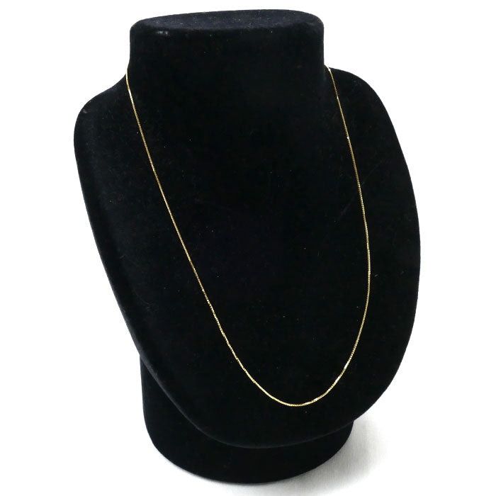 K18YG イエローゴールド ネックレス ベネチアン 2.2g ～45cm レディース【中古】