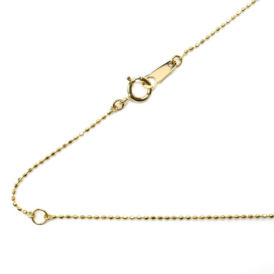 K18YG イエローゴールド ネックレス ボール 1.2g 40cm レディース【中古】