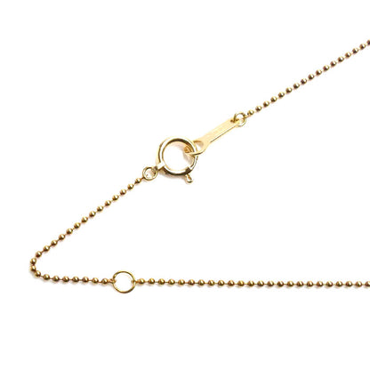 K18YG イエローゴールド ネックレス ボール 1.7g 40cm レディース【中古】