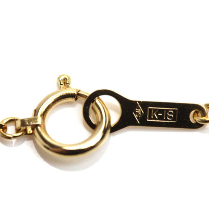 K18YG イエローゴールド ネックレス ボール 1.7g 40cm レディース【中古】