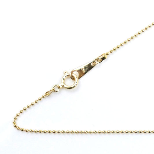 K18YG イエローゴールド ネックレス ボール 2.0g 40cm レディース【中古】