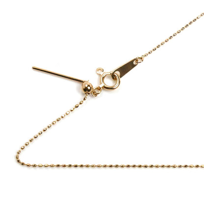 K18PG ピンクゴールド ネックレス 1.3g ～45cm シリンダー レディース【中古】