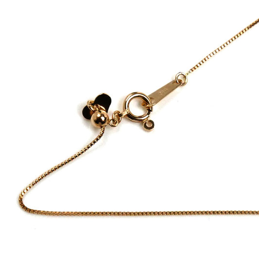 K18PG ピンクゴールド ネックレス ベネチアン 1.4g ～44cm レディース【中古】