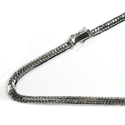 Pt850プラチナ ネックレス 喜平12面トリプルカット 30.2g 50cm【中古】