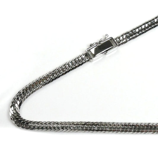 Pt850プラチナ ネックレス 喜平12面トリプルカット 30.2g 50cm【中古】