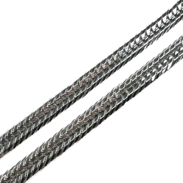 Pt850プラチナ ネックレス 喜平12面トリプルカット 30.2g 50cm【中古】