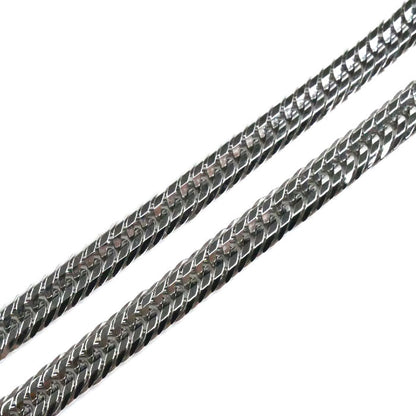 Pt850プラチナ ネックレス 喜平12面トリプルカット 30.2g 50cm【中古】