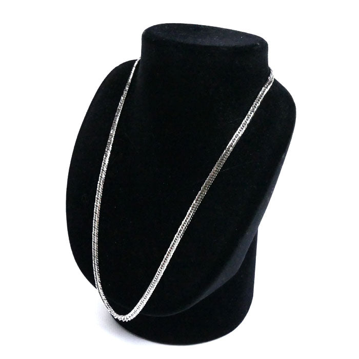 Pt850プラチナ ネックレス 喜平12面トリプルカット 30.2g 50cm【中古】