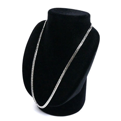 Pt850プラチナ ネックレス 喜平12面トリプルカット 30.2g 50cm【中古】