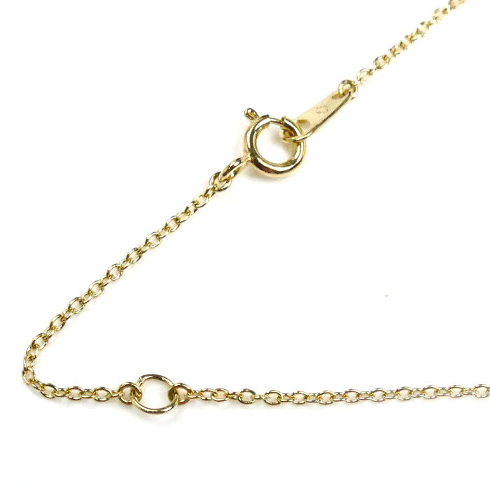 K18YG イエローゴールド 小豆 ネックレス 1.6g 40cm レディース【中古】