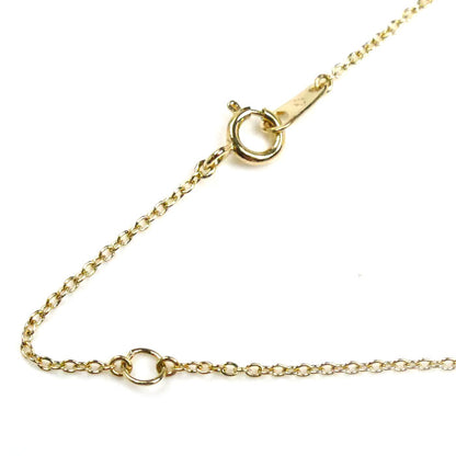 K18YG イエローゴールド 小豆 ネックレス 1.6g 40cm レディース【中古】