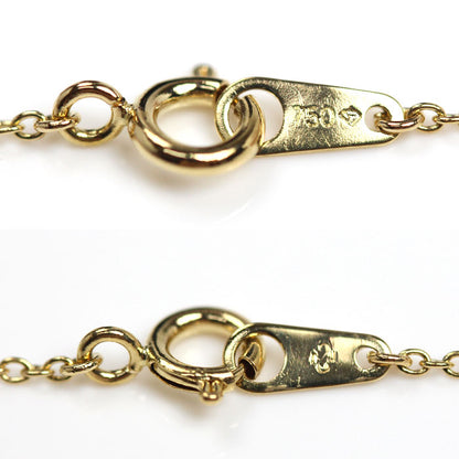 K18YG イエローゴールド 小豆 ネックレス 1.6g 40cm レディース【中古】