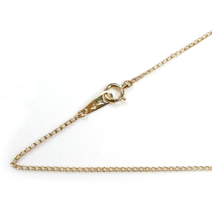 K18YG イエローゴールド デザイン ネックレス 1.1g 40cm レディース【中古】